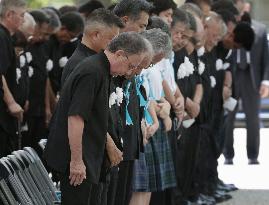 79th anniversary of end of WWII ground battle in Okinawa