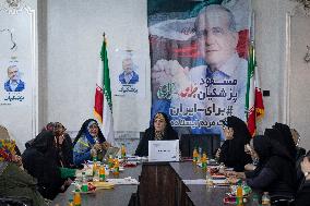 Iran-Masoud Pezeshkian Election Headquarters