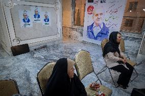 Iran-Masoud Pezeshkian Election Headquarters