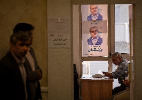 Iran-Masoud Pezeshkian Election Headquarters