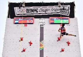 (SP)HUNGARY-BUDAPEST-OLYMPIC QUALIFIER SERIES-SPORT CLIMBING-MEN'S SPEED