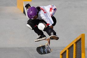 (SP)HUNGARY-BUDAPEST-OLYMPIC QUALIFIER SERIES-SKATEBOARDING-WOMEN'S STREET-SEMIFINAL