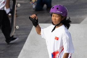 (SP)HUNGARY-BUDAPEST-OLYMPIC QUALIFIER SERIES-SKATEBOARDING-WOMEN'S STREET-SEMIFINAL