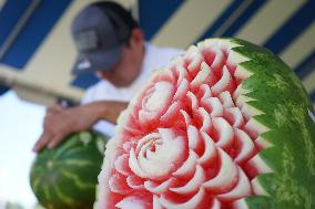 U.S.-LOS ANGELES-WATERMELON FESTIVAL