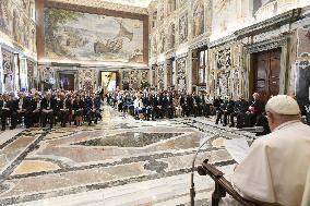 Pope Francis Private Audiences - Vatican