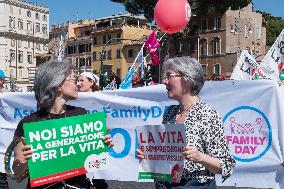 Pro-Life And Family Parade - Rome