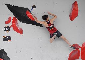 (SP)HUNGARY-BUDAPEST-OLYMPIC QUALIFIER SERIES BUDAPEST-SPORT CLIMBING-WOMEN'S BOULDER & LEAD FINAL-BOULDER