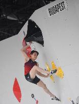 (SP)HUNGARY-BUDAPEST-OLYMPIC QUALIFIER SERIES BUDAPEST-SPORT CLIMBING-WOMEN'S BOULDER & LEAD FINAL-BOULDER