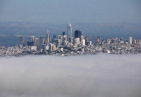 U.S.-SAN FRANCISCO-CLOUDS-VIEW