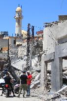 Israeli airstrikes in Yaroun - Lebanon