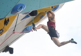 (SP)HUNGARY-BUDAPEST-OLYMPIC QUALIFIER SERIES BUDAPEST-SPORT CLIMBING-WOMEN'S BOULDER & LEAD FINAL-LEAD