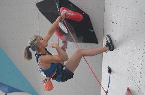 (SP)HUNGARY-BUDAPEST-OLYMPIC QUALIFIER SERIES BUDAPEST-SPORT CLIMBING-WOMEN'S BOULDER & LEAD FINAL-LEAD