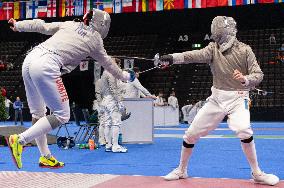 Sword match - FencingEuro Basel 2024