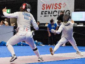 Sword match - FencingEuro Basel 2024