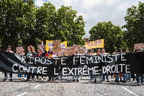 Feminist Alerts Protest To Block The Extreme Right - Toulouse