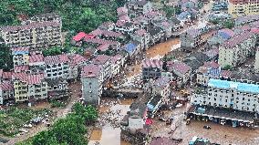Heavy Rainfall Flood Aftermath - China