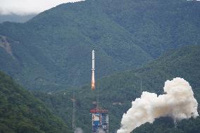 March-2C Rocket Launch French-Chinese SVOM - China