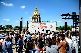 Rally Of Christians Against The Far Right - Paris