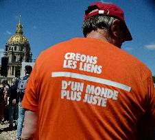 Rally Of Christians Against The Far Right - Paris