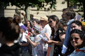 Rally Of Christians Against The Far Right - Paris