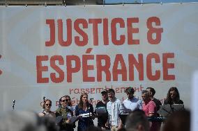 Rally Of Christians Against The Far Right - Paris