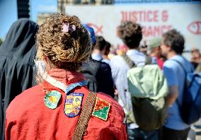 Rally Of Christians Against The Far Right - Paris