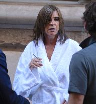 Carine Roitfeld out in Paris