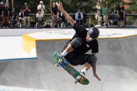 (SP)HUNGARY-BUDAPEST-OLYMPIC QUALIFIER SERIES-SKATEBOARDING-MEN'S PARK-FINAL