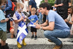 Trudeau Marks Fete Nationale - Quebec