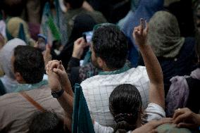 Iran-Electoral Campaign Rally For Masoud Pezeshkian