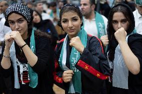 Iran-Electoral Campaign Rally For Masoud Pezeshkian