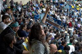 Iran-Electoral Campaign Rally For Masoud Pezeshkian