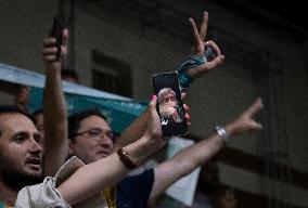 Iran-Electoral Campaign Rally For Masoud Pezeshkian