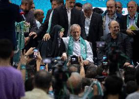 Iran-Electoral Campaign Rally For Masoud Pezeshkian