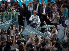 Iran-Electoral Campaign Rally For Masoud Pezeshkian