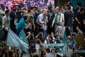 Iran-Electoral Campaign Rally For Masoud Pezeshkian