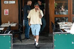Justin Bieber Departs Bar Pitti After Lunching - NYC