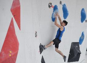 (SP)HUNGARY-BUDAPEST-OLYMPIC QUALIFIER SERIES-SPORT CLIMBING-MEN'S BOULDER & LEAD-FINAL