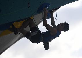 (SP)HUNGARY-BUDAPEST-OLYMPIC QUALIFIER SERIES-SPORT CLIMBING-MEN'S BOULDER & LEAD-FINAL