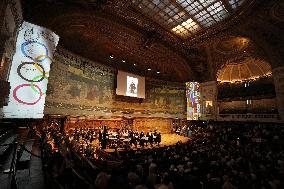 Concert honoring Coubertin at Sorbonne University
