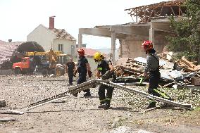 Russian missile strike damages Ivano-Frankivsk university