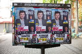 Electoral Posters For Legislative Elections - Paris