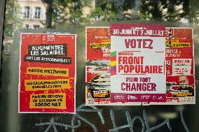 Electoral Posters For Legislative Elections - Paris