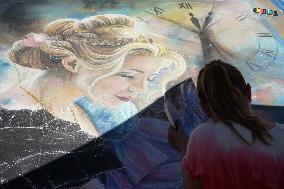 U.S.-PASADENA-CHALK FESTIVAL