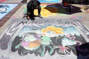 U.S.-PASADENA-CHALK FESTIVAL