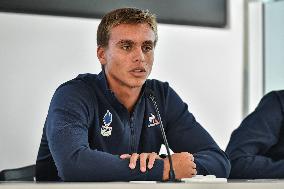 French surf team press conference in Paris FA