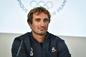 French surf team press conference in Paris FA