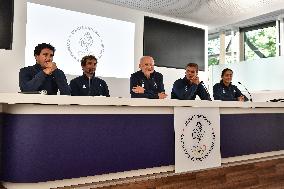 French surf team press conference in Paris FA