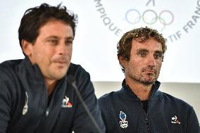 French surf team press conference in Paris FA