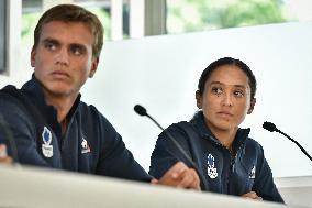 French surf team press conference in Paris FA